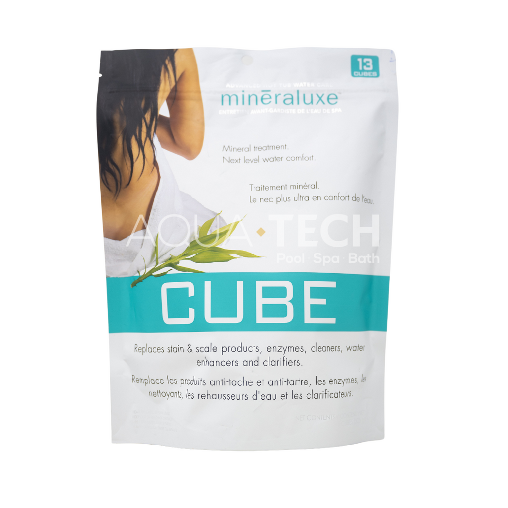 Mineraluxe 13 cubes - Traitement minéral hebdomadaire — Chimie | Destination Piscine Aide St-Bruno