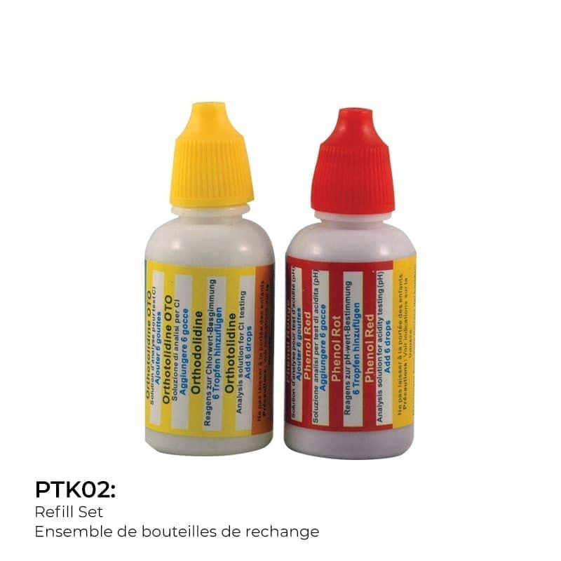 CPL Bouteilles de Test pH et Chlore - Kit PTK02 i26 — test d'eau | Destination Piscine Aide, Saint-Bruno