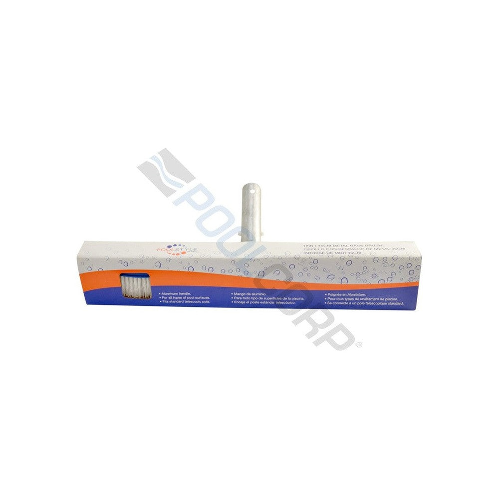 Poolstyle Brosse à Dos Métal Classic 18" Poils Poly K025CB — Nettoyage | Destination Piscine Aide St-Bruno