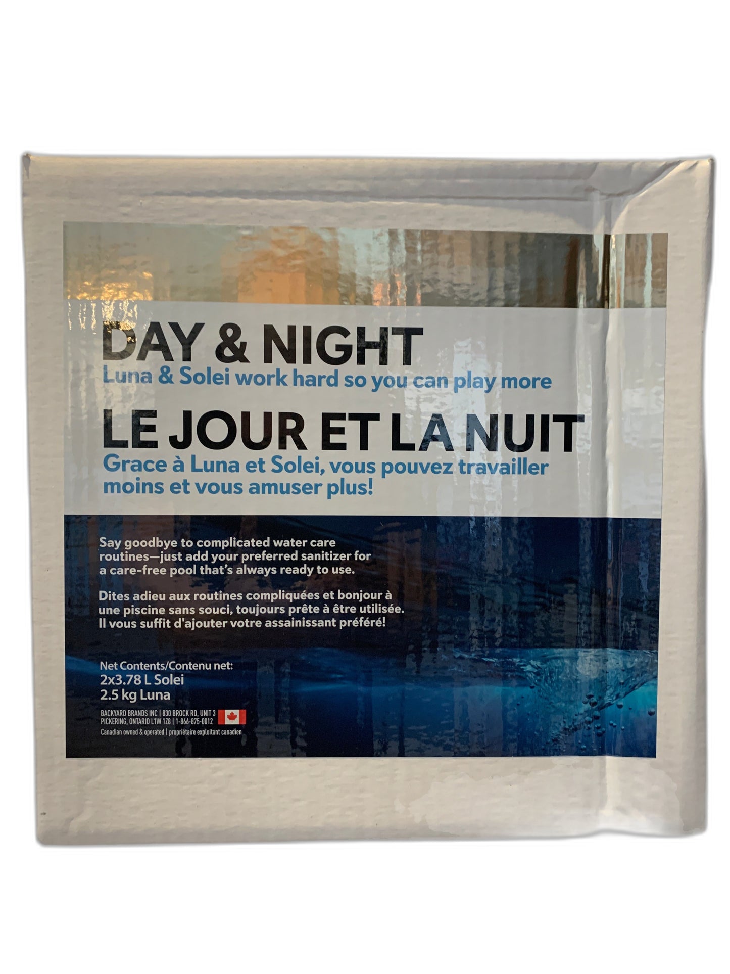 BYB Système Day & Night Next Generation 2.5Kg + 7.56L — Chimie | Destination Piscine Aide St-Bruno