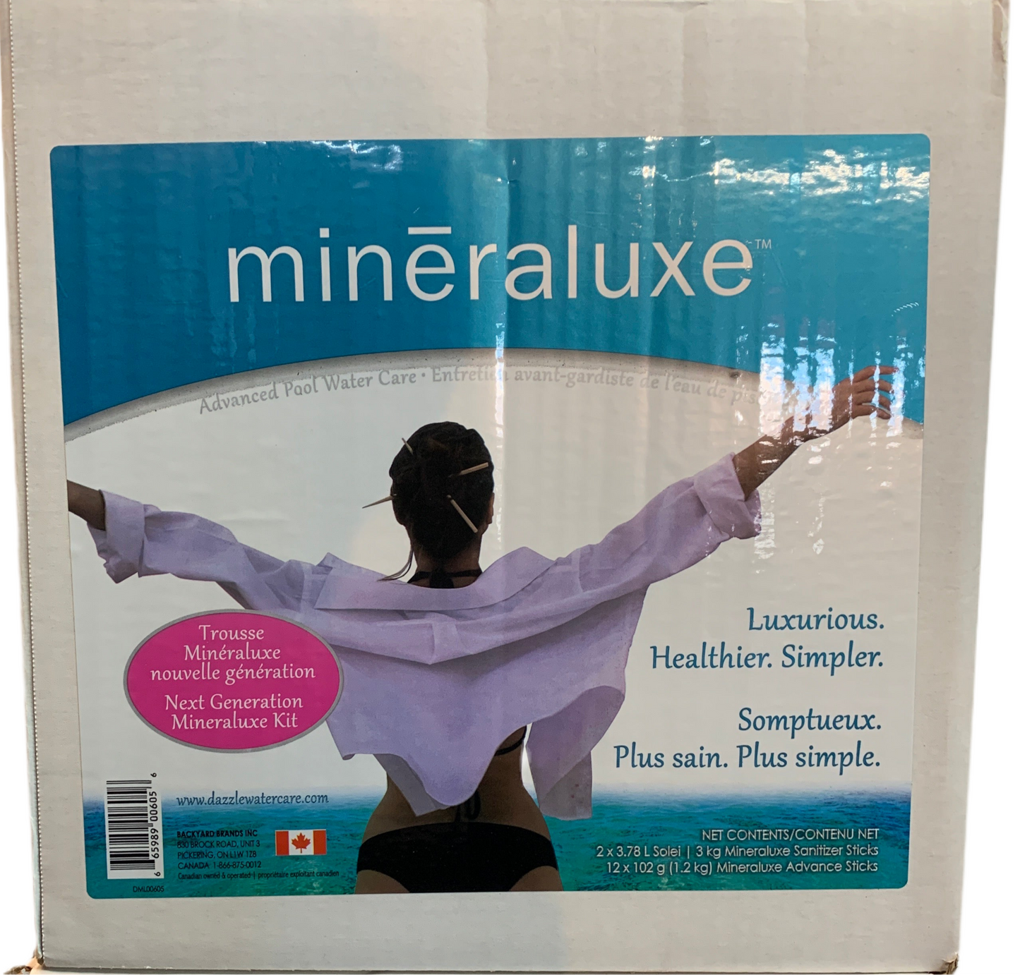 Minéraluxe Trousse d'entretien complet de piscine DML00605 — Piscines | Destination Piscine Aide St-Bruno