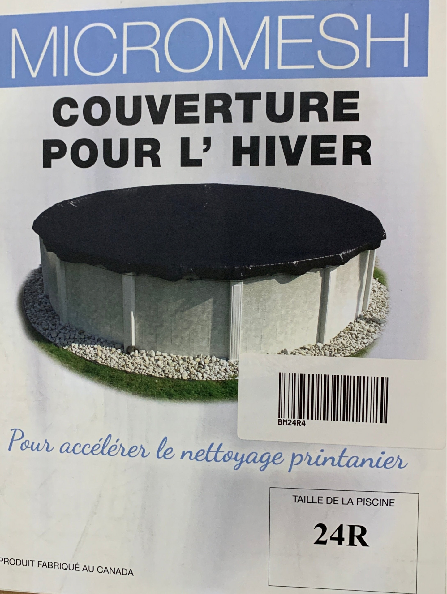 MICROMESH - Couverture d'hiver Micromesh pour piscine — Couvertures | Destination Piscine Aide St-Bruno
