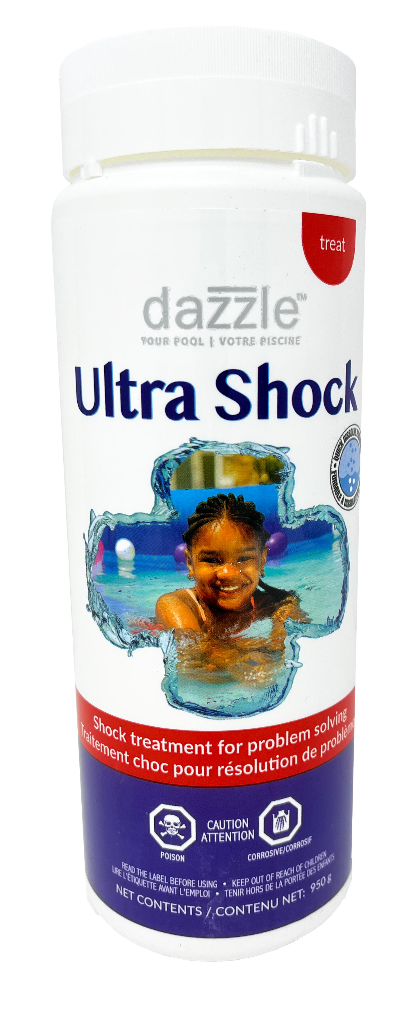 Dazzle Ultra Shock 950gr Traitement-choc piscine