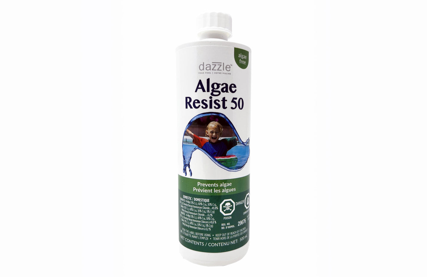 Dazzle Algae Resist 50 Algicide 500mL DAZ03004