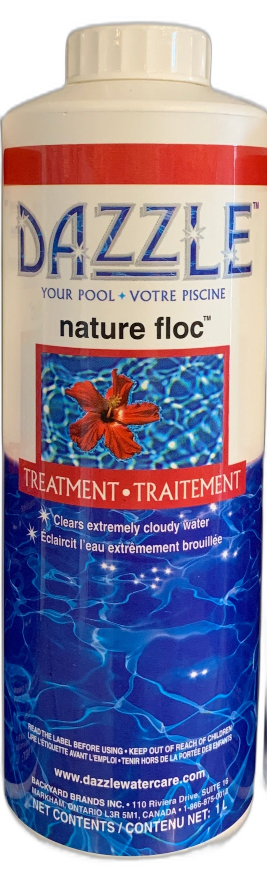 Dazzle Nature Floc 1L - Clarifiant Puissant DAZ05030 — Chimie | Destination Piscine Aide St-Bruno