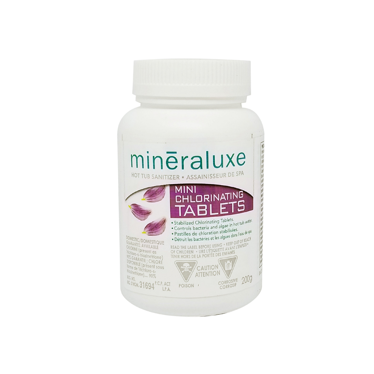 Mineraluxe Mini Pastilles Chlore 200g DML09529 — Chimie | Destination Piscine Aide St-Bruno