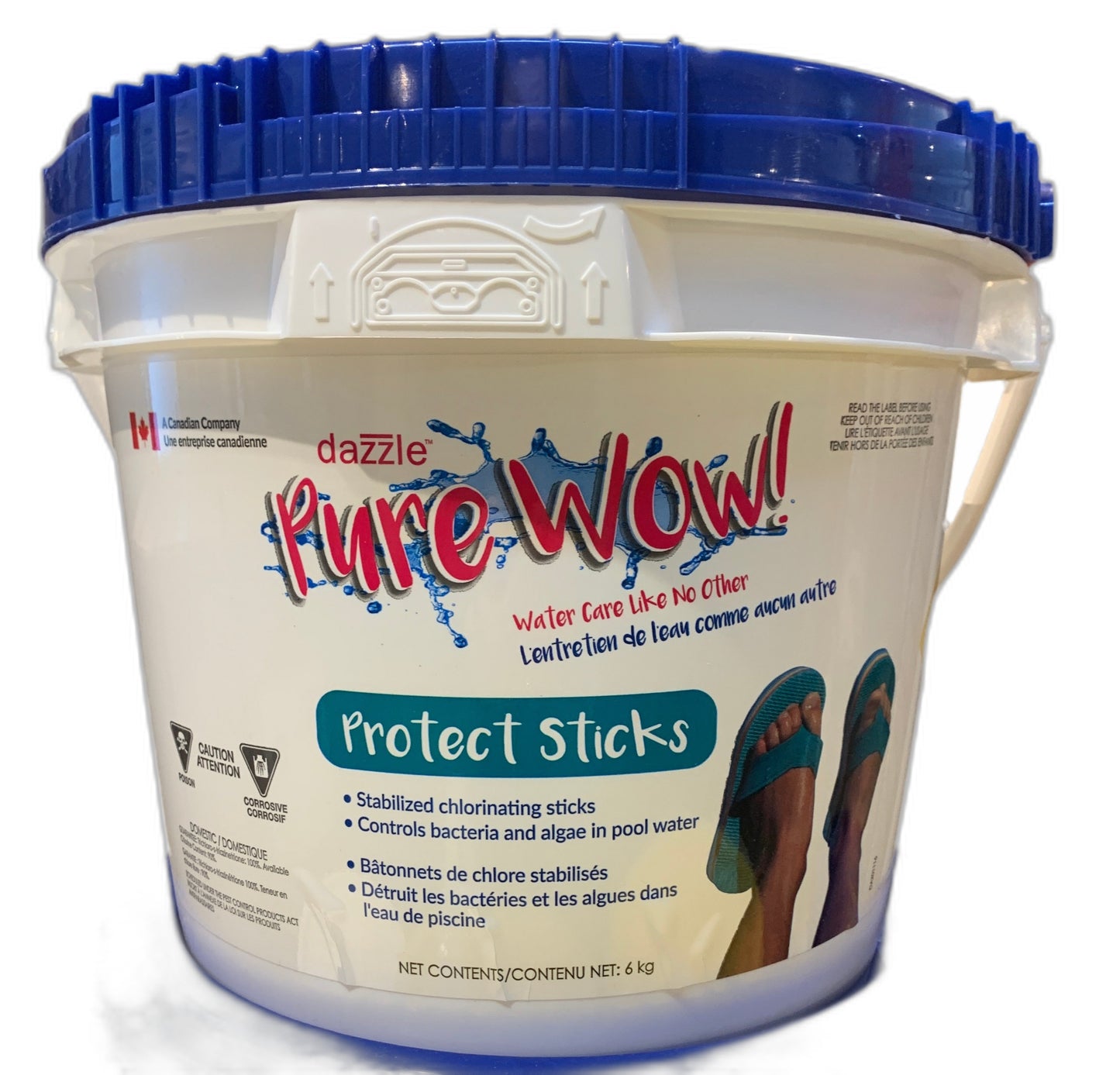 Dazzle Pure Wow Protect Sticks - Chlore 250g — Chimie | Destination Piscine Aide St-Bruno