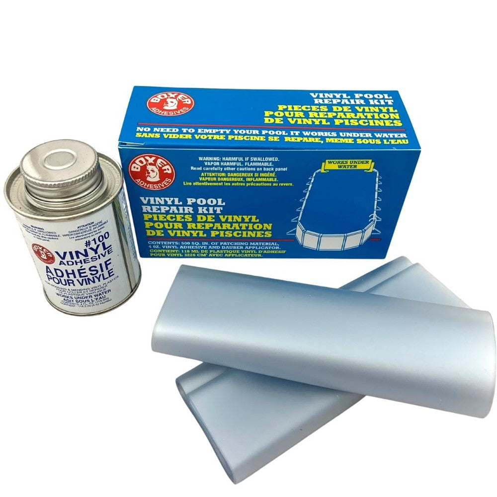 BOXER ADHESIVES Kit de Réparation Vinyl Piscine 118ml — Piscines | Destination Piscine Aide St-Bruno