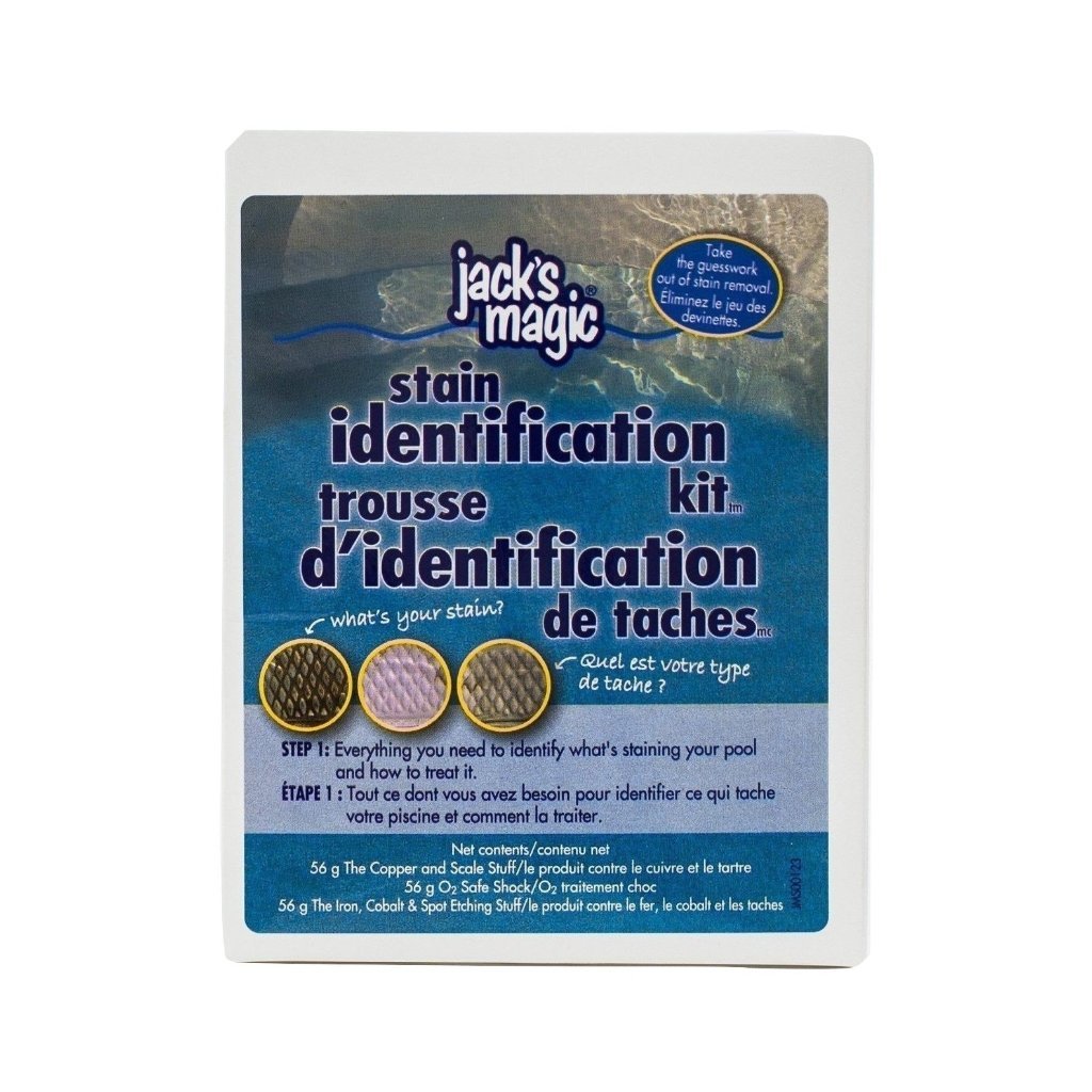 Jack's Magic Trousse d'Identification des Taches | Destination Piscine Aide St-Bruno