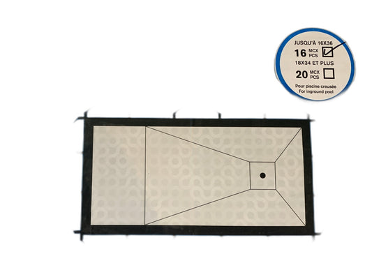 Élastiques de Fermeture Piscine 16' x 36' Creusée — Couvertures | Destination Piscine Aide St-Bruno