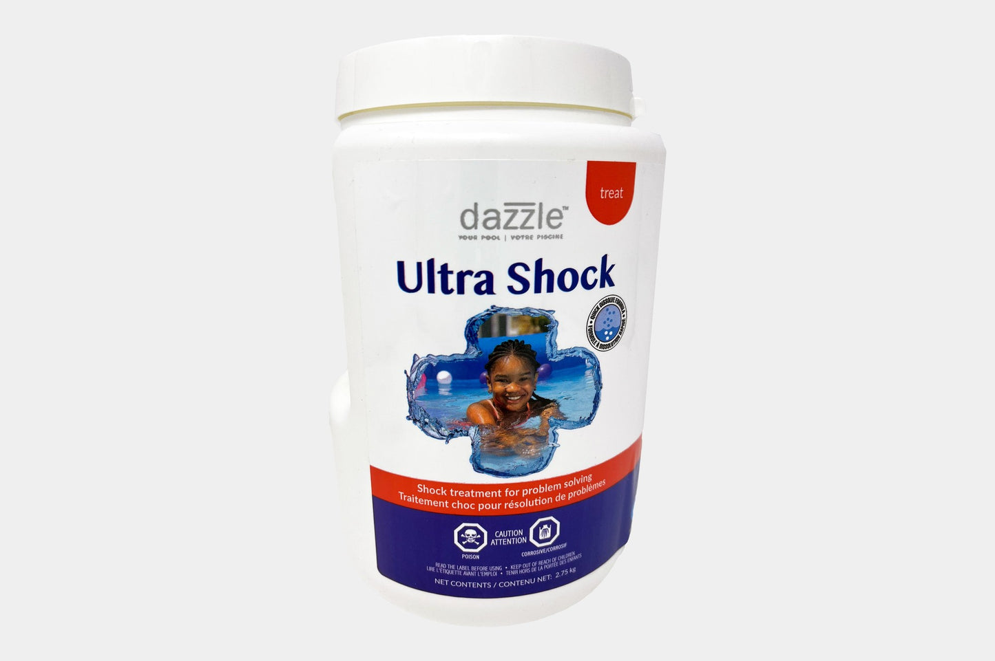 Dazzle Ultra Shock 950gr Traitement-choc piscine — Chimie | Destination Piscine Aide St-Bruno