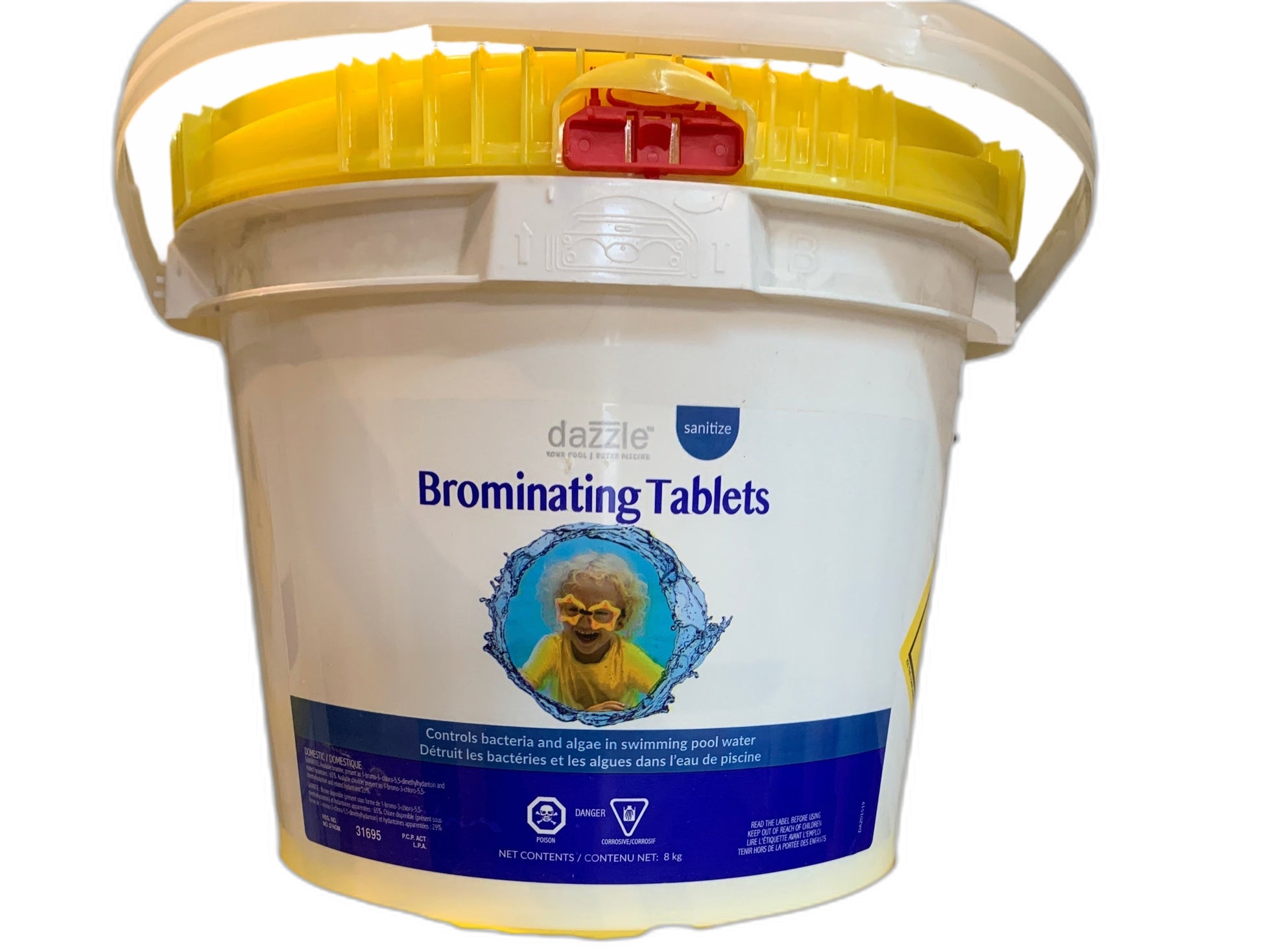 Dazzle Pastilles de Brome 8kg DAZ01519 — Chimie | Destination Piscine Aide St-Bruno
