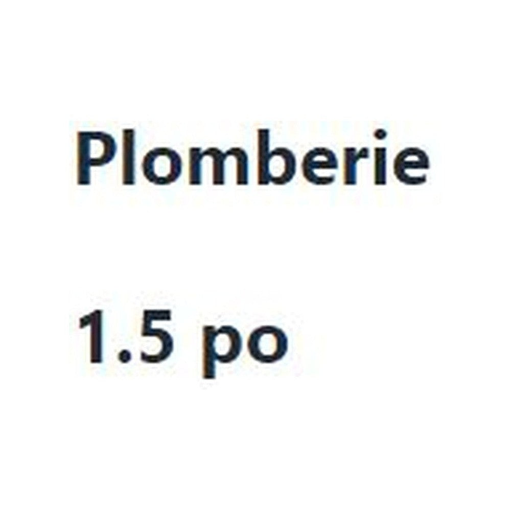 Raccord de plomberie 1,5 pouce pour circulation d'eau de piscine