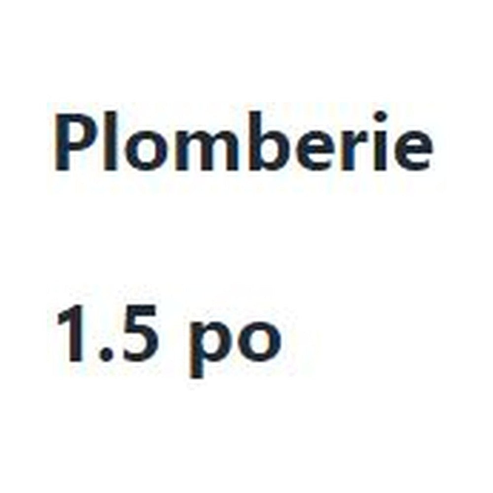 Raccord de plomberie 1,5 pouce pour circulation d'eau de piscine