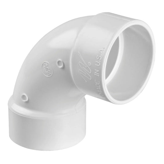 Coude 90° SCH40 1.5'' - Raccord de plomberie piscine collé F collé f LAS-56-0600