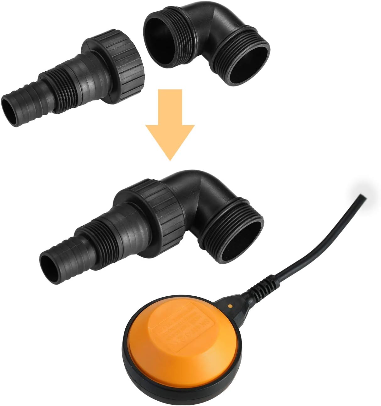 DEKOPRO 1/2HP Submersible water Pump, Drain w/Float Switch | Destination Piscine Aide St-Bruno