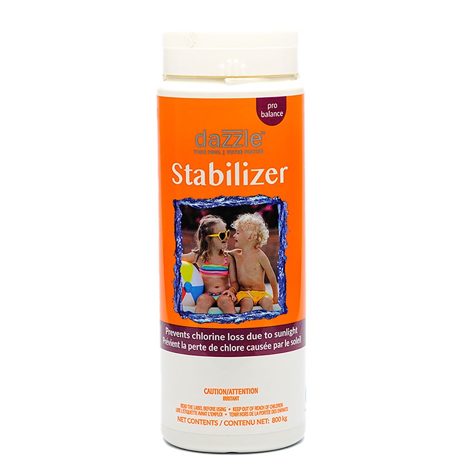 Dazzle Stabilizer 800gr - Stabilisateur pour Piscine DAZ04040 — Chimie | Destination Piscine Aide St-Bruno