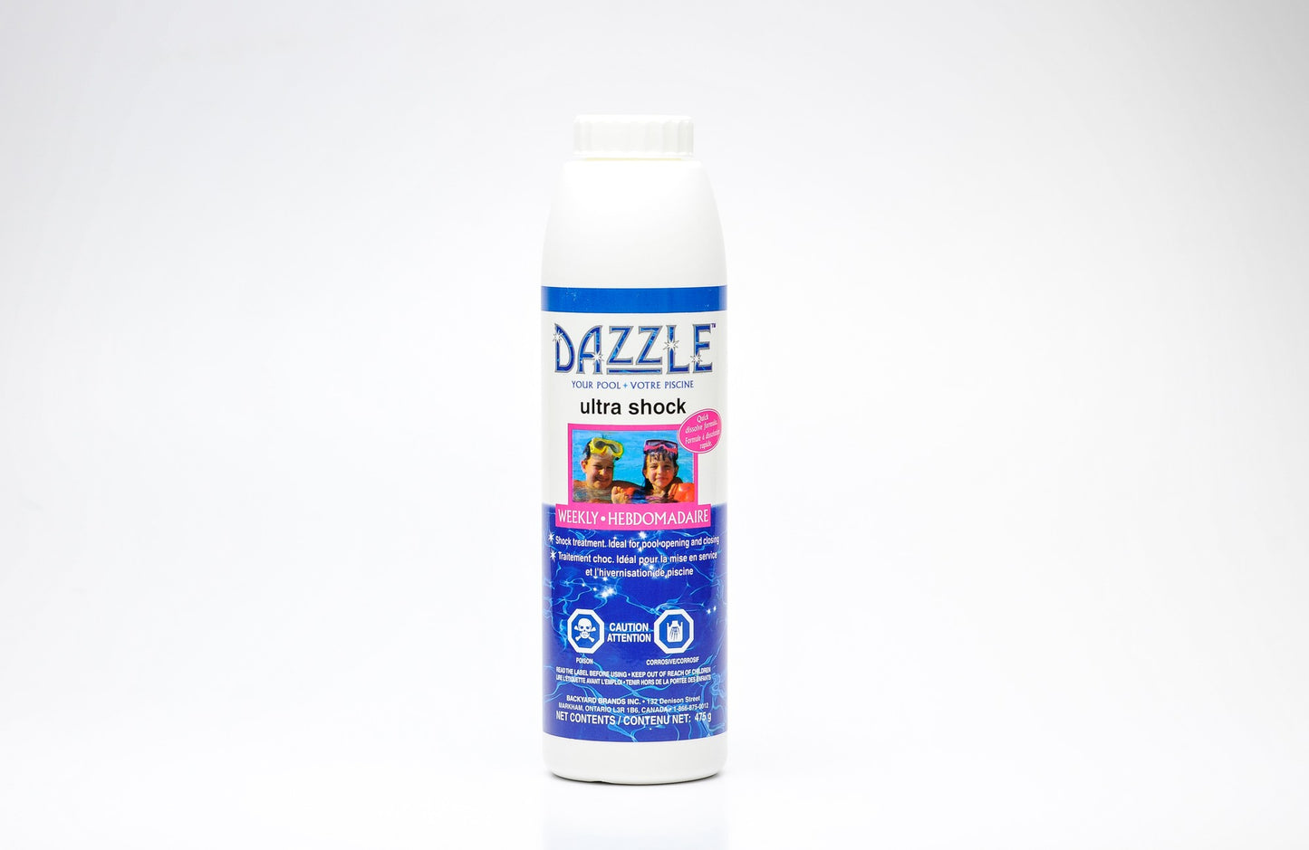 Dazzle Ultra Shock 475gr - Traitement-choc puissant — Chimie | Destination Piscine Aide St-Bruno