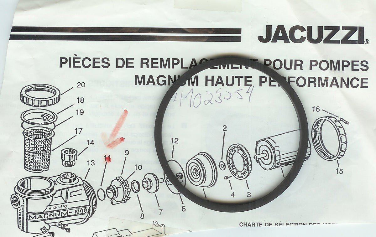 Jacuzzi Bouchons de drainage de pompe avec joint — Pièces | Destination Piscine Aide St-Bruno