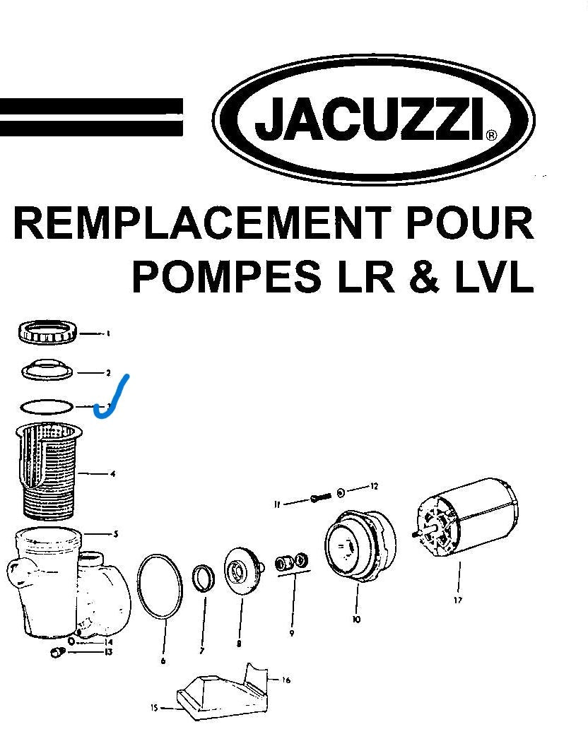 Jacuzzi Bouchons de drainage de pompe avec joint — Pièces | Destination Piscine Aide St-Bruno