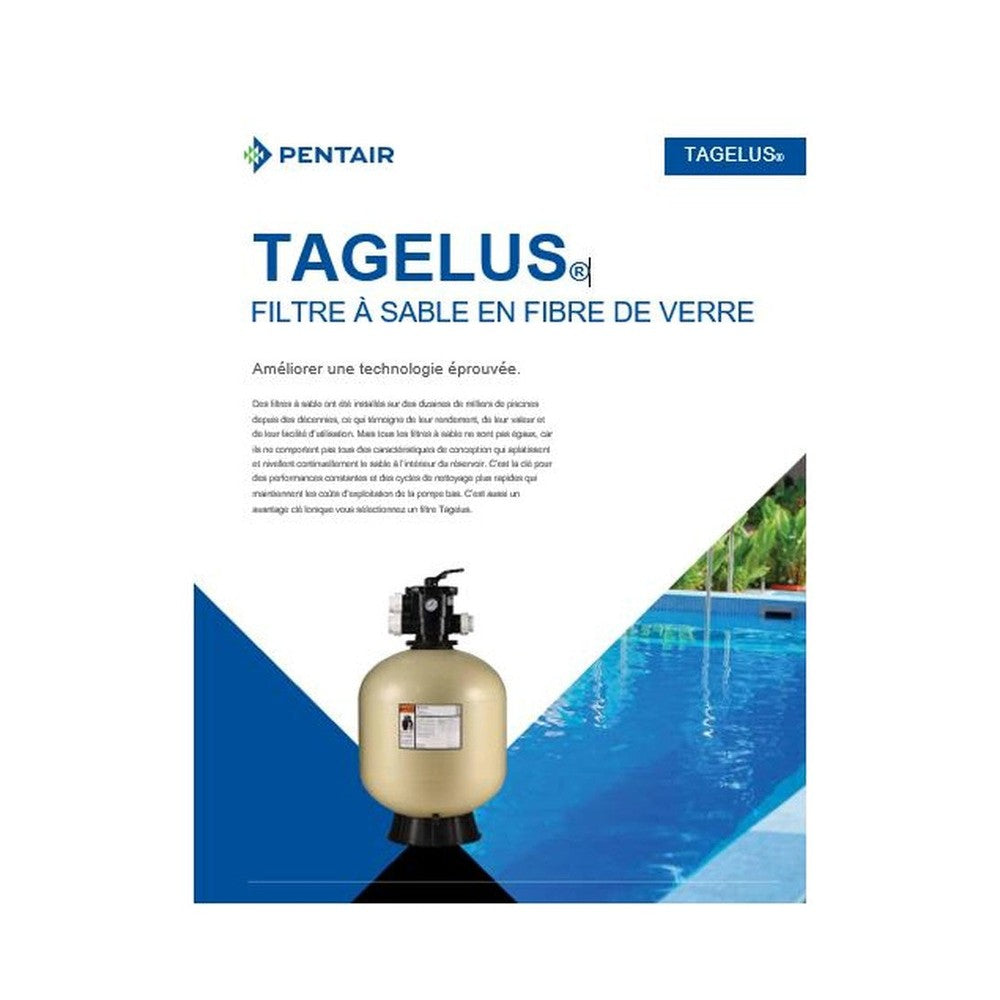 Pentair Filtre en fibre de verre 325 lb sable TA60D valve 2po 145385 — Pièces | Destination Piscine Aide St-Bruno