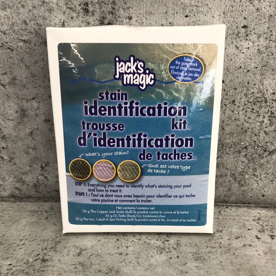 Jack's Magic Trousse d'Identification des Taches | Destination Piscine Aide St-Bruno