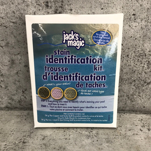 Jack's Magic Trousse d'Identification des Taches | Destination Piscine Aide St-Bruno
