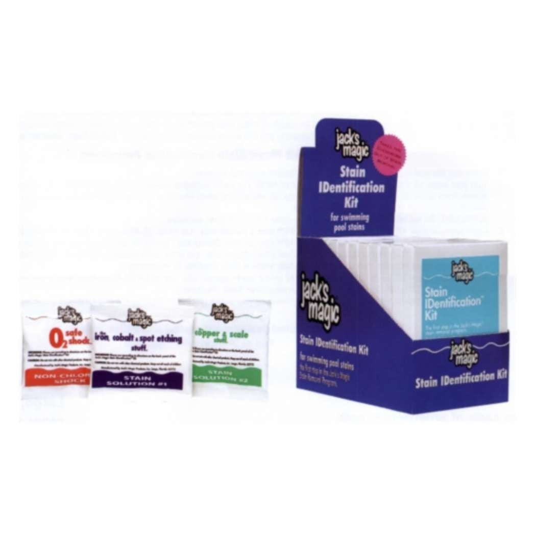 Jack's Magic Trousse d'Identification des Taches | Destination Piscine Aide St-Bruno