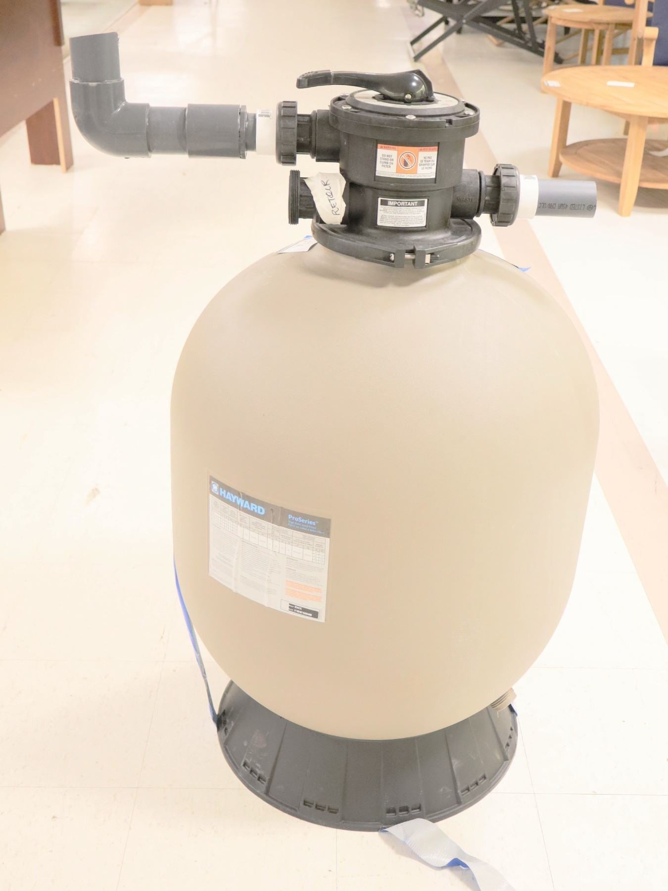Hayward Filtre Pro-Série 24 po avec boyau 300 lb valve 1,5 po HAY-05-6001 — Pièces | Destination Piscine Aide St-Bruno