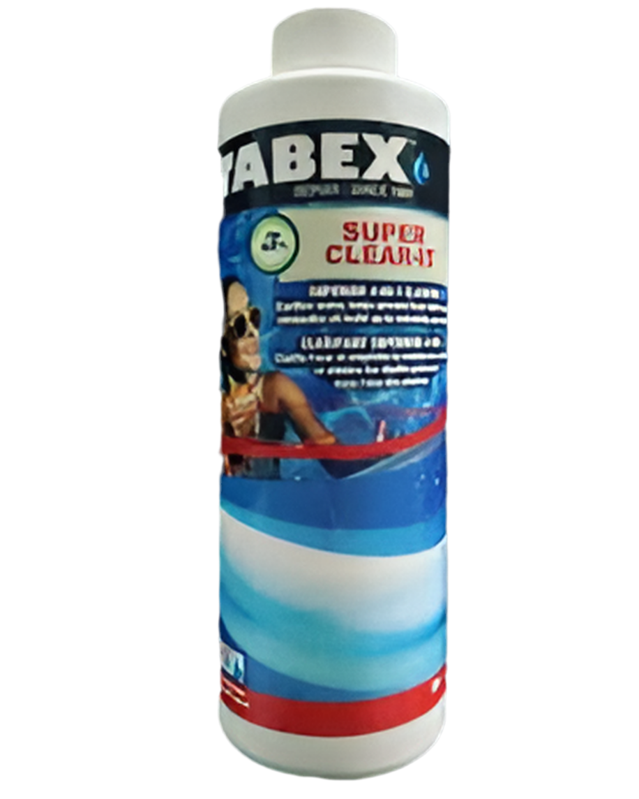 Tabex Super Clear It Clarifiant Liquide 1L — Chimie | Destination Piscine Aide St-Bruno