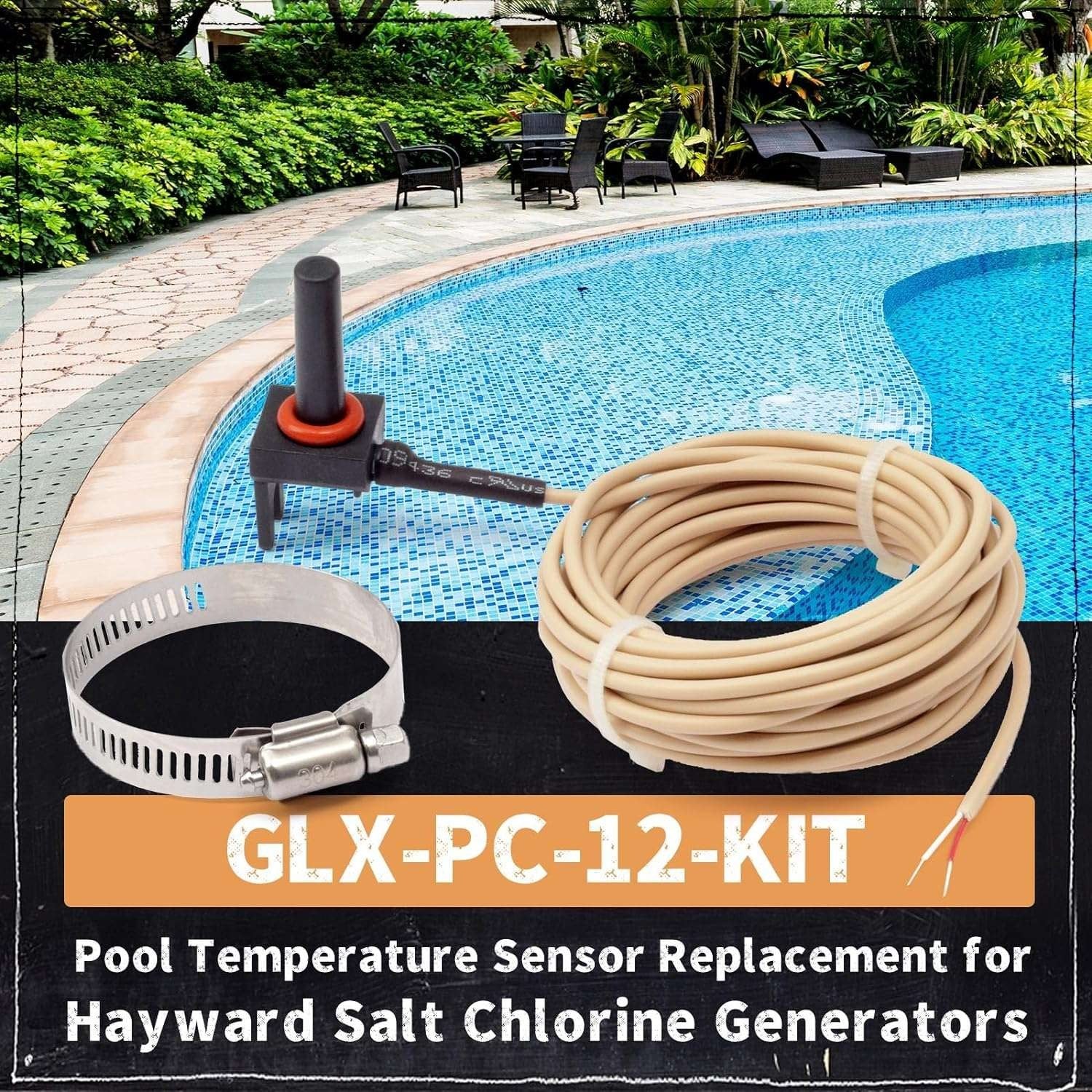 Hayward Capteur de température GLX-PC-12-KIT avec câble 4.5m — Pièces | Destination Piscine Aide St-Bruno