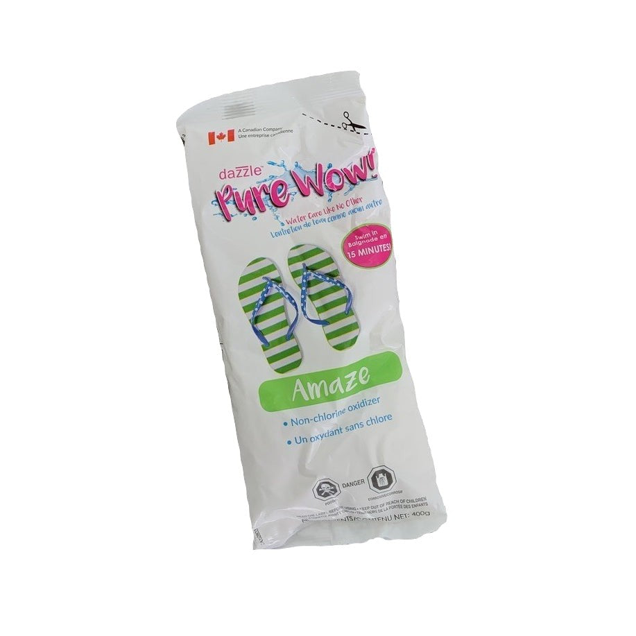 Dazzle Pure Wow Amaze 400gr Traitement Choc Sans Chlore DAZ02803 — Chimie | Destination Piscine Aide St-Bruno