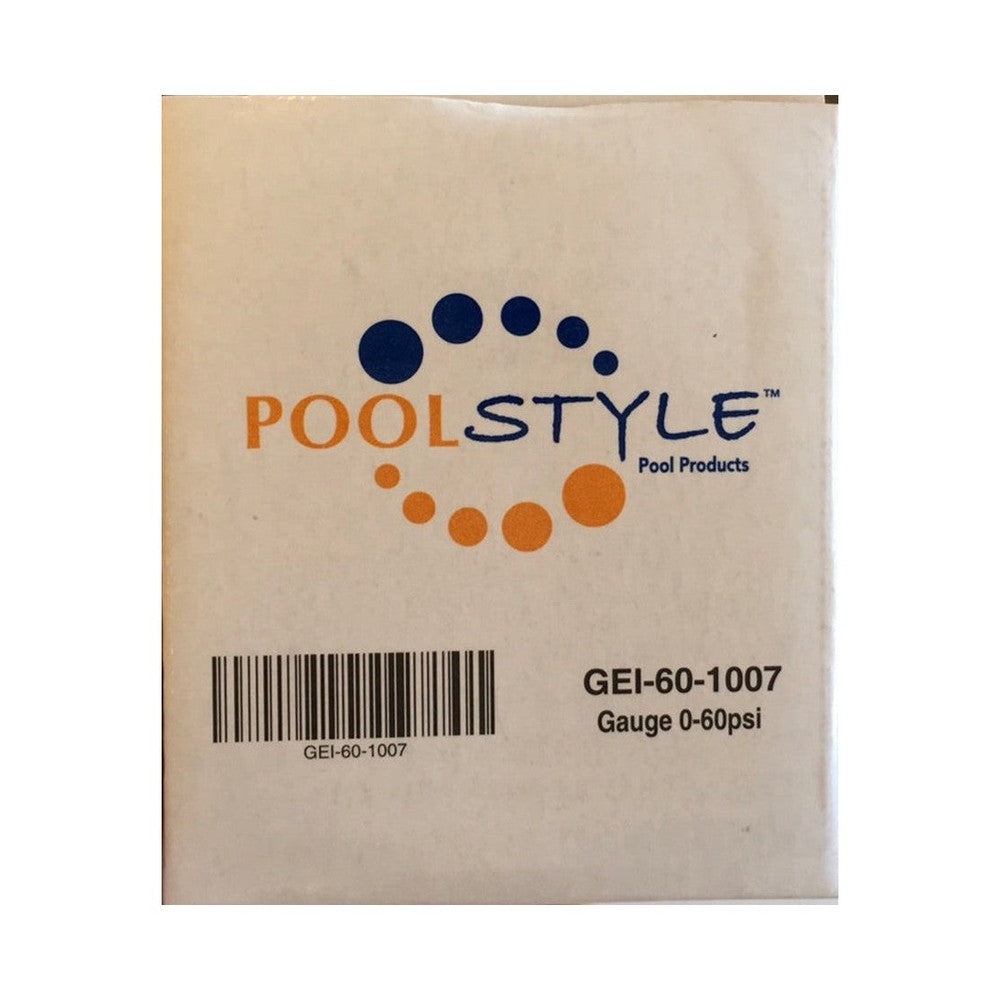 Poolstyle Manomètre Latéral 0-60 PSI GEI-60-1007 — Pièces | Destination Piscine Aide St-Bruno
