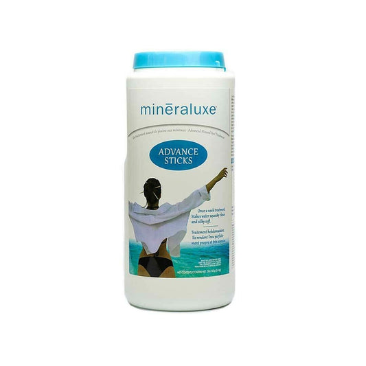 Mineraluxe Advance Sticks 2.4kg Traitement Chlore — Chimie | Destination Piscine Aide St-Bruno