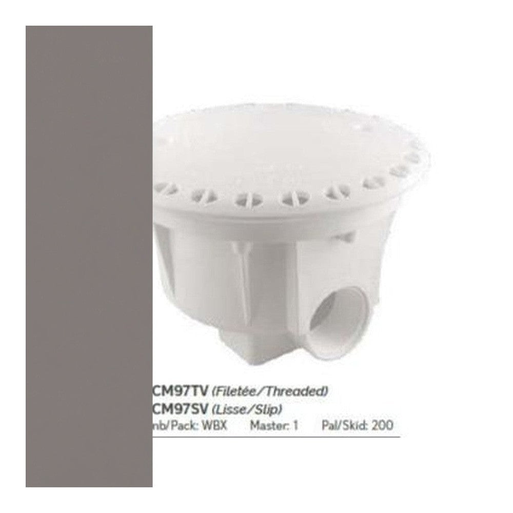 Olympic Drain de fond anti-vortex ABS blanc piscines hors-terre ACM-97SV — Pièces | Destination Piscine Aide St-Bruno