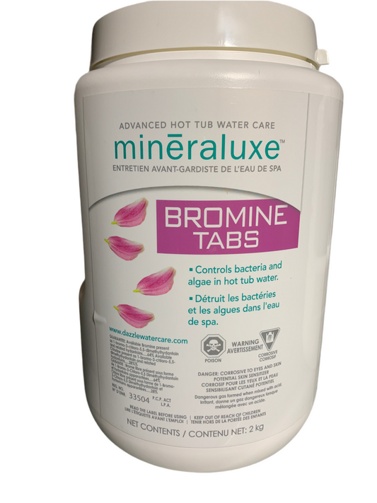 Mineraluxe Pastilles de Brome 2.5kg DML09564 — Chimie | Destination Piscine Aide St-Bruno