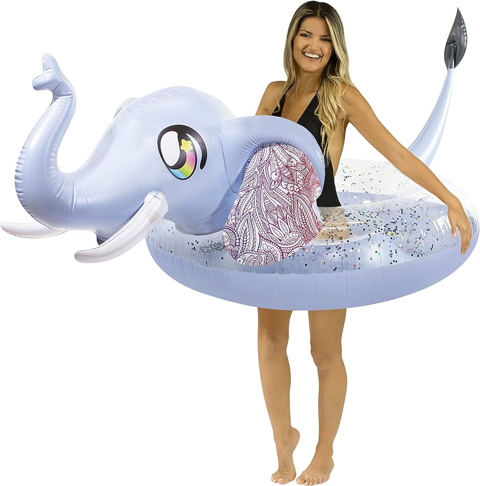 PoolCandy Tube de Piscine Éléphant à Paillettes Géant PC2742GEL — Piscines | Destination Piscine Aide St-Bruno