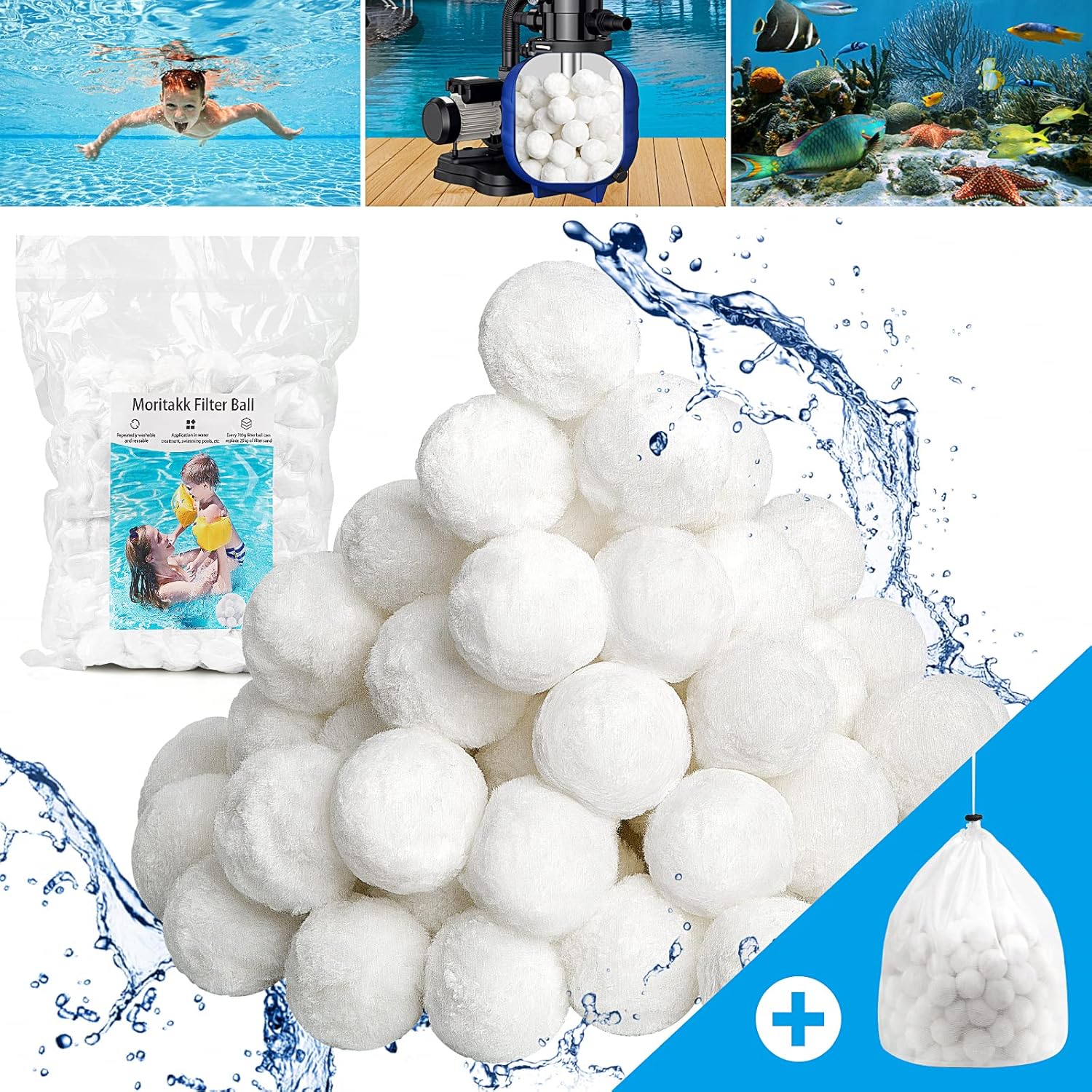 Sable de Filtration 22kg 50LBS - Agent Filtrant Premium