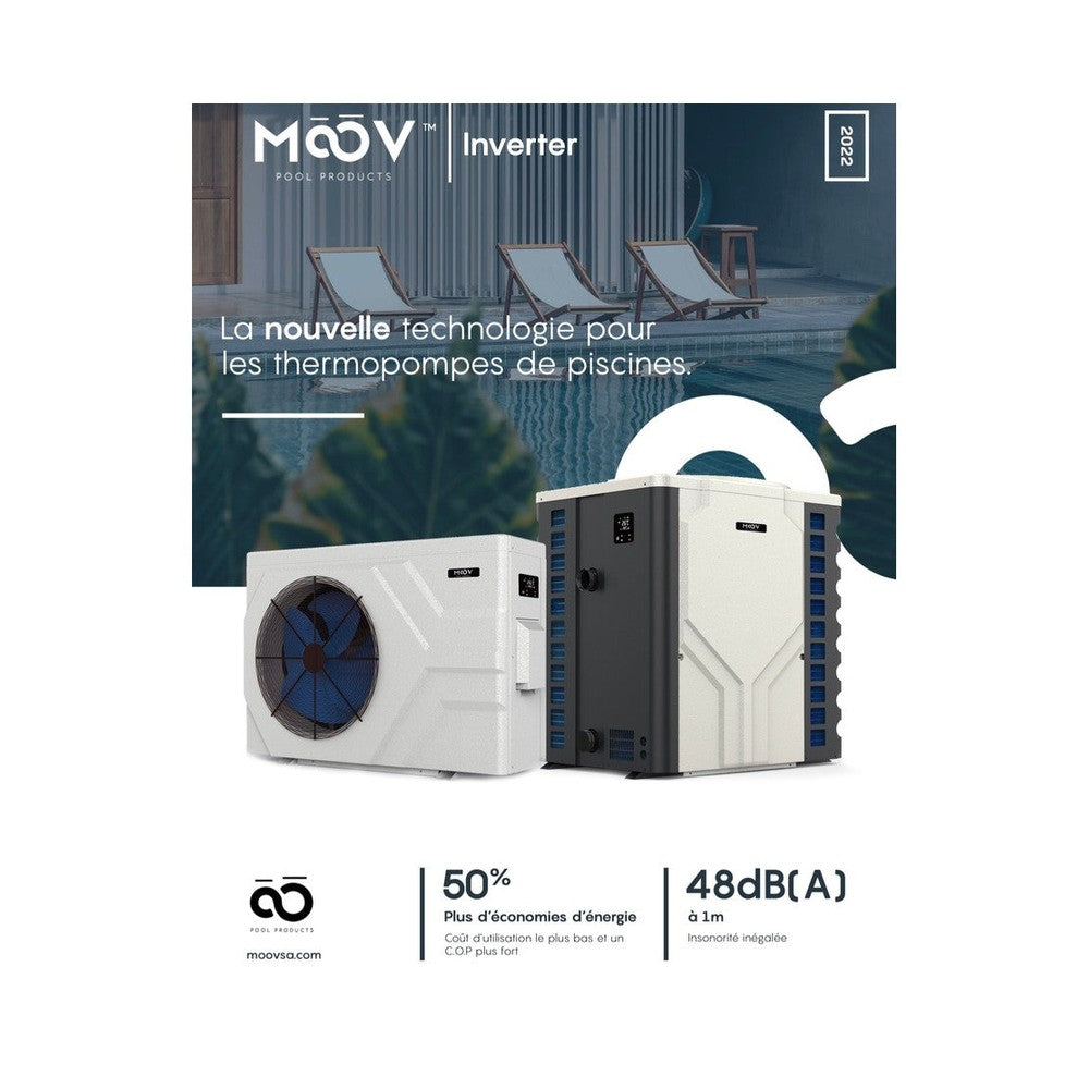 Moov Thermopompe à Vitesse Variable Conçue au Québec Mi500 — Équipement | Destination Piscine Aide St-Bruno