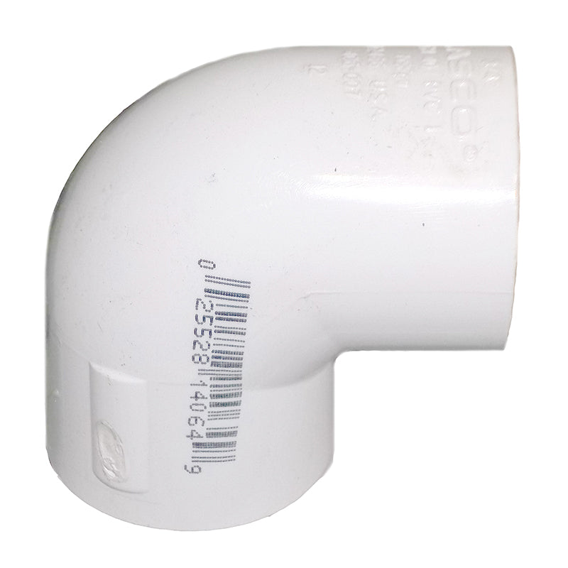Coude 90° 2" PVC blanc - 406-0202BC — Plomberie | Destination Piscine Aide St-Bruno