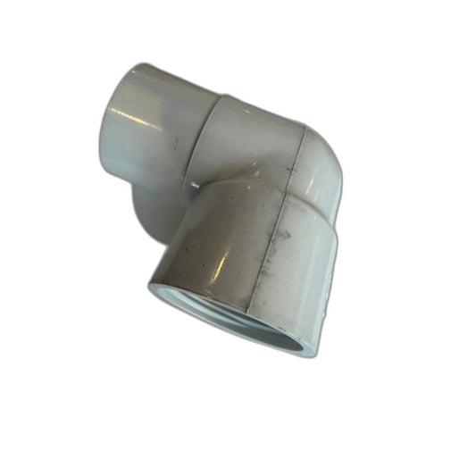 Dura Coudre 90 Coude 1,5" Vissé-Collé PVC Blanc 411-015 — Plomberie | Destination Piscine Aide St-Bruno