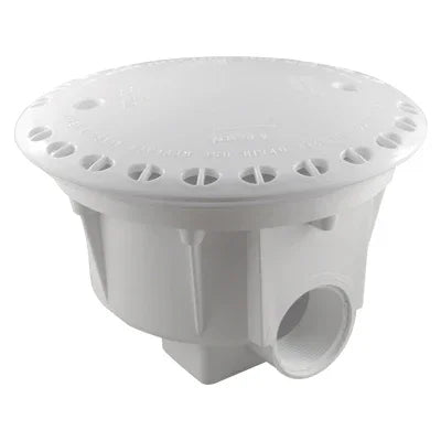 Olympic Drain de fond anti-vortex ABS gris piscines hors-terre