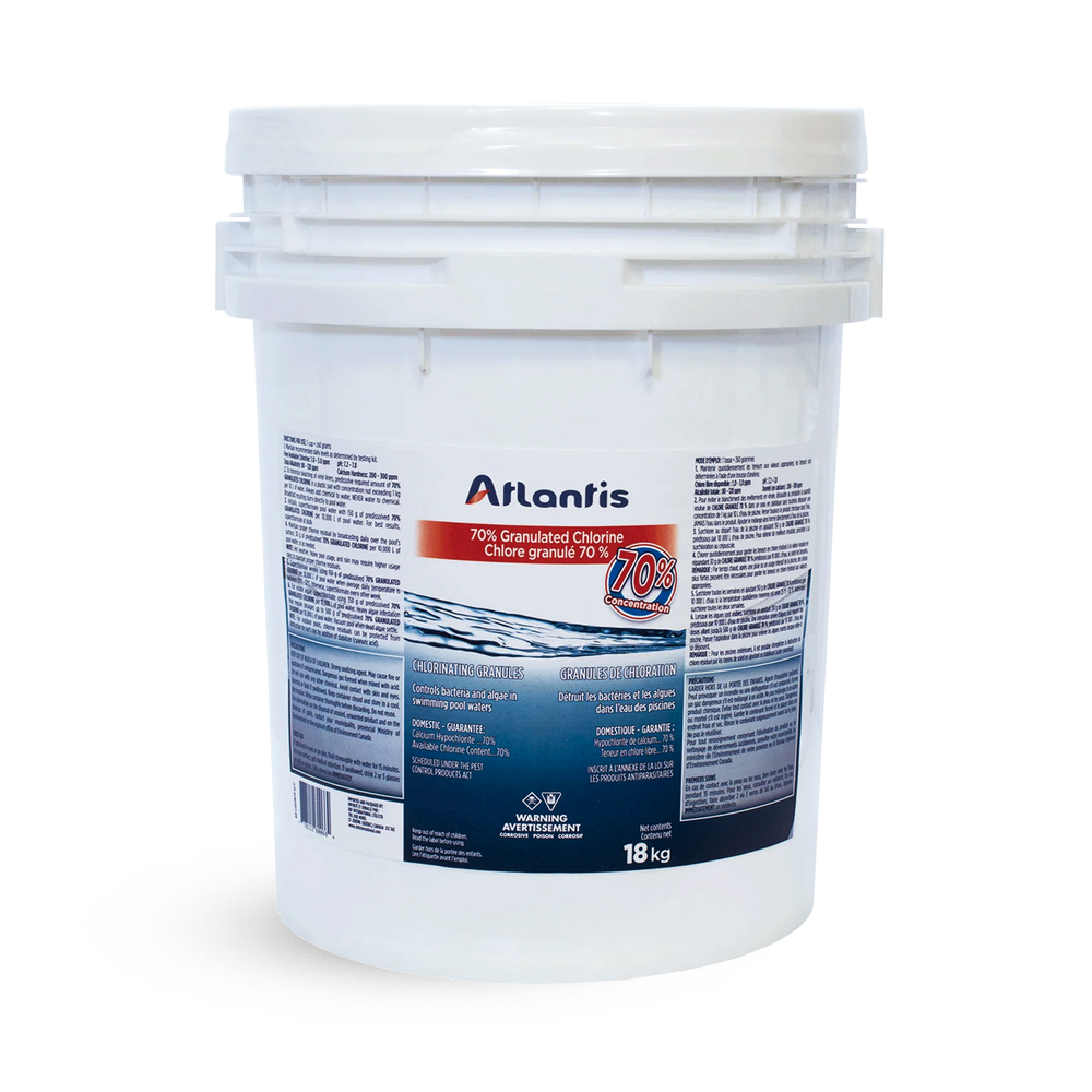 Atlantis Chlore Granulé Hypochlorite Calcium 18kg