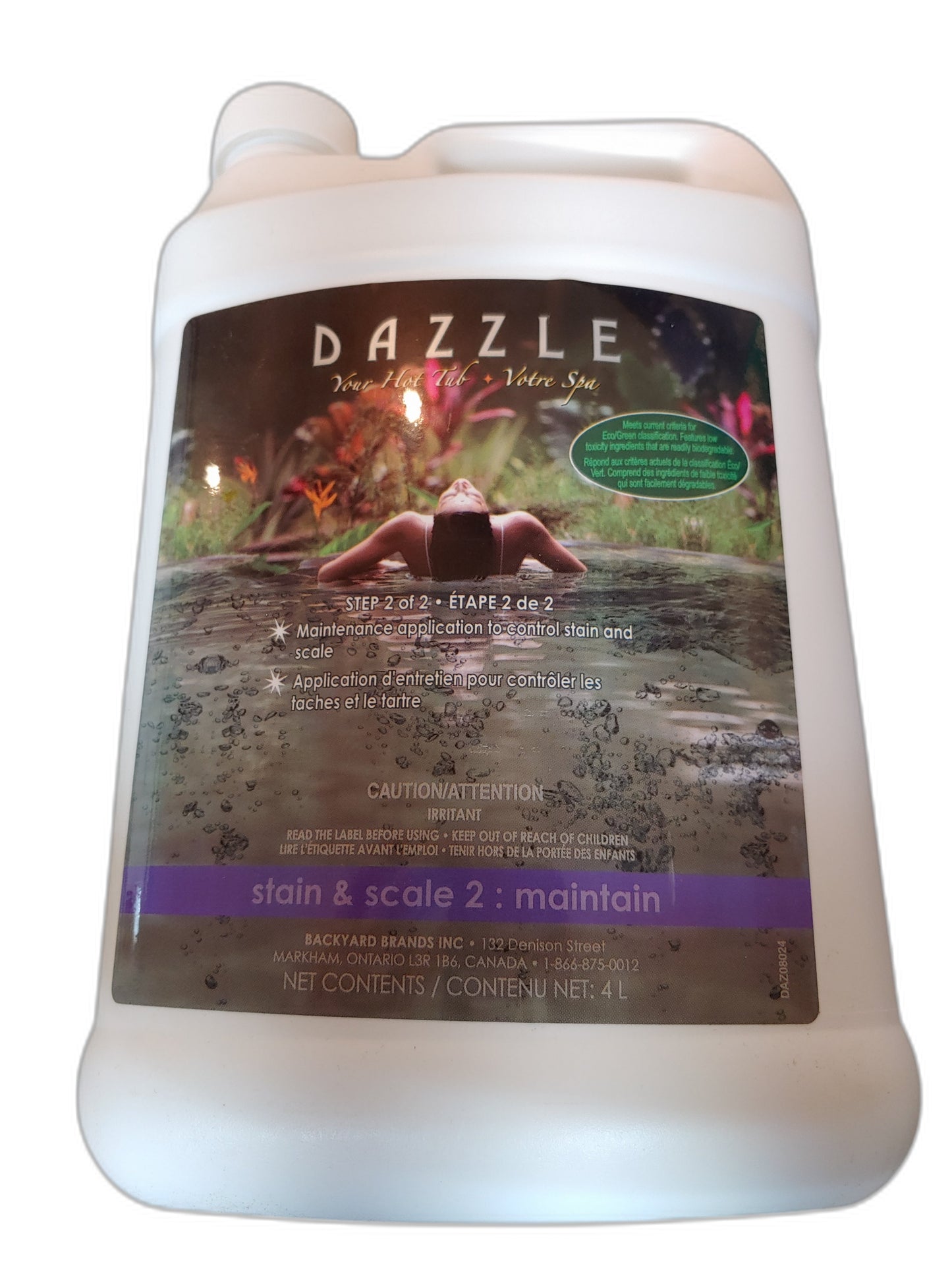 Dazzle Stain & Scale 2 Maintain Anti-Tarte 4L| — Chimie | Destination Piscine Aide St-Bruno