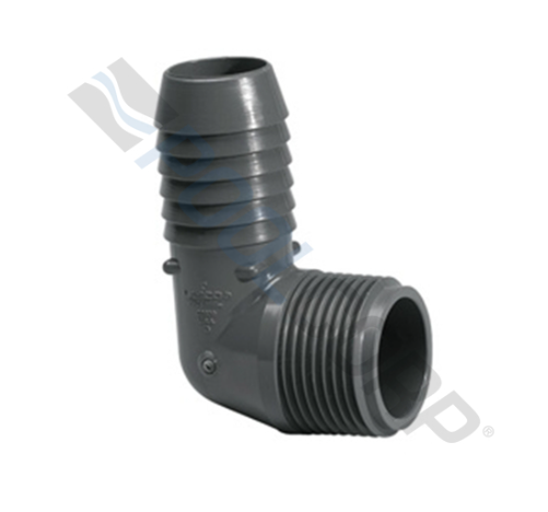 Coude à 90 degrés combiné insert x MPT de 2 po