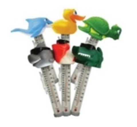 Thermomètre flottant pour animaux assortis 12 par carton i26