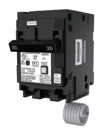 Siemens Disjoncteur DDFT 2 pôles 20A i26