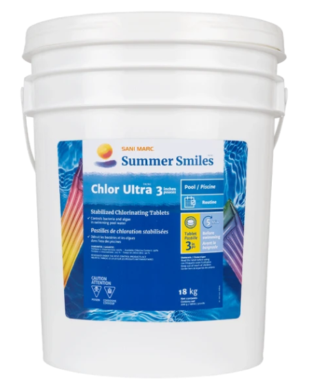 Summer Smiles CHLOR TABS ULTRA (3 pouces)