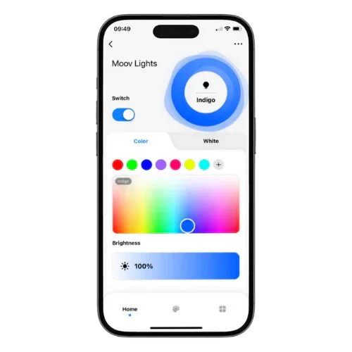 MOOV Contrôle WiFi et Bluetooth pour Lumière