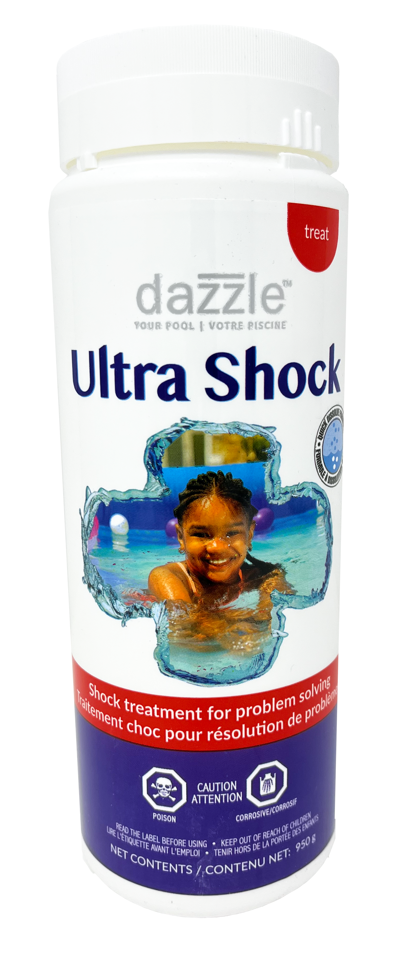 Dazzle Ultra Shock 950gr Traitement-choc piscine